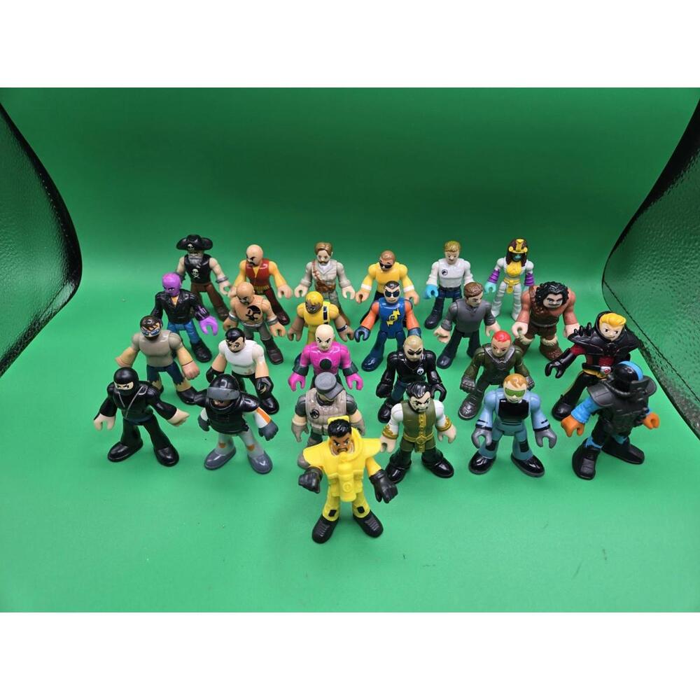 A Lot Of 25 Differant Fisher Price Imaginext  Action Figures